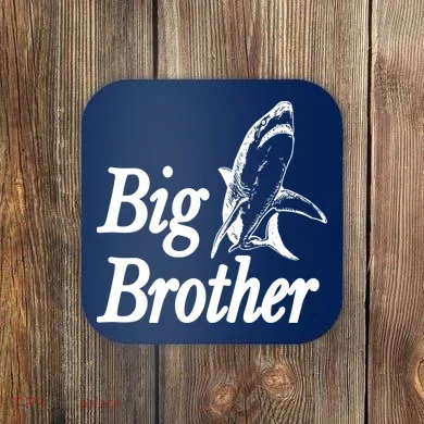 Shark Big Brother Logo Coaster