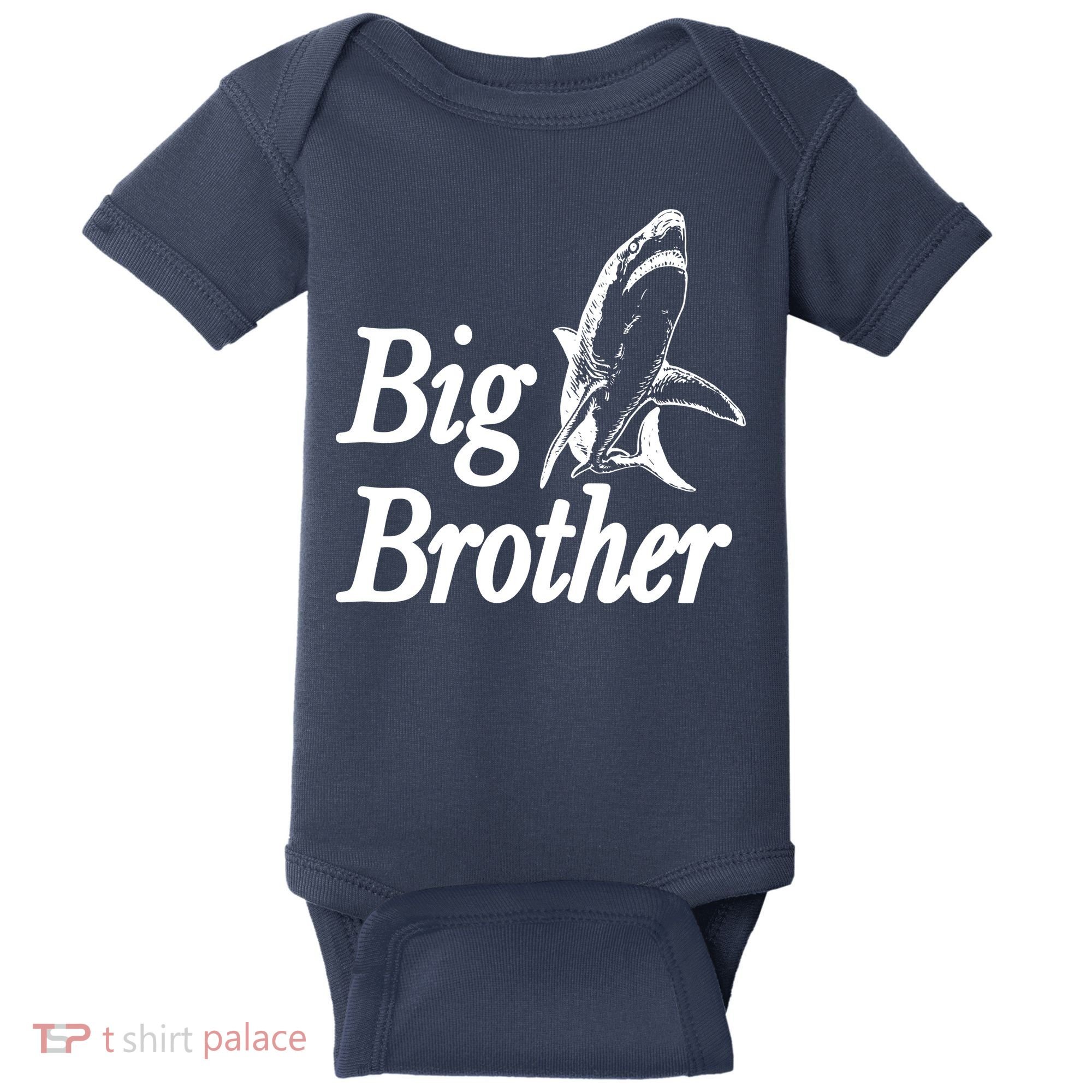 Shark Big Brother Logo Baby Bodysuit