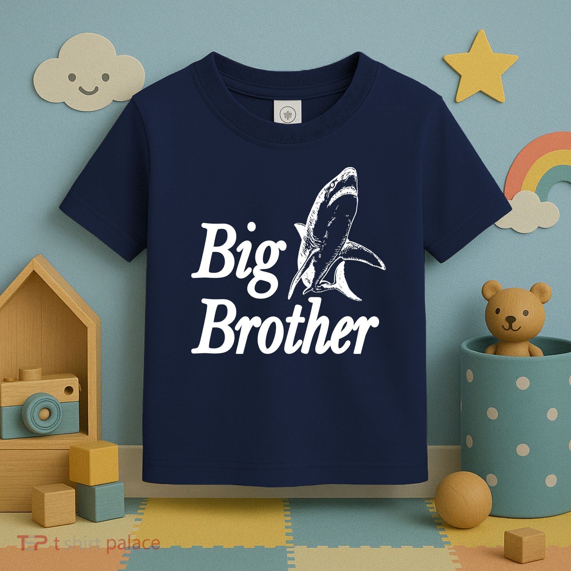 Shark Big Brother Logo Toddler T-Shirt
