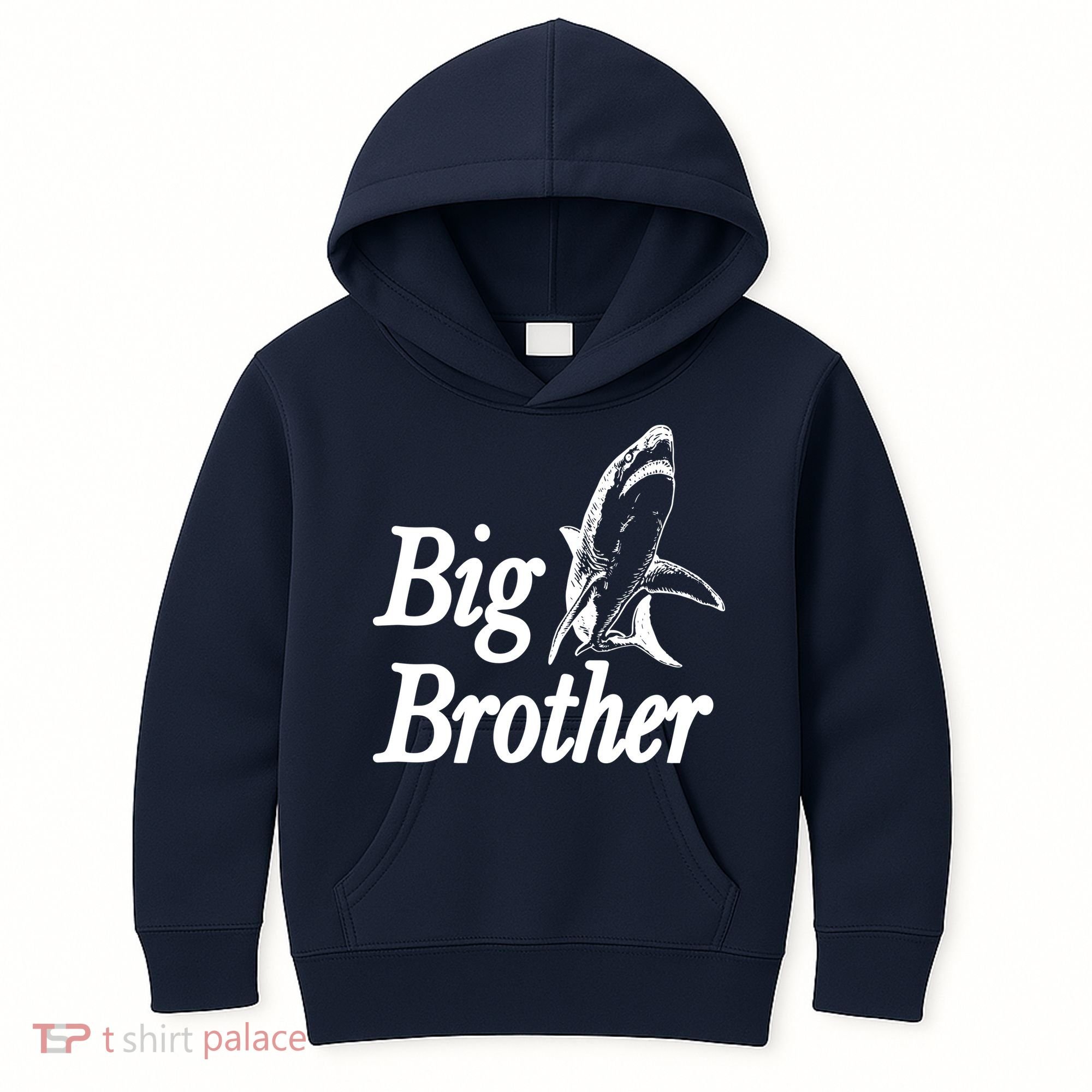Shark Big Brother Logo Kids Hoodie