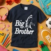 Shark Big Brother Logo Kids T-Shirt thumb 3