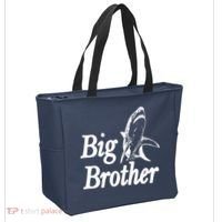 Shark Big Brother Logo Tote Bag thumb 2