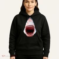 Shark Bite Close Up 3D Hoodie thumb 5