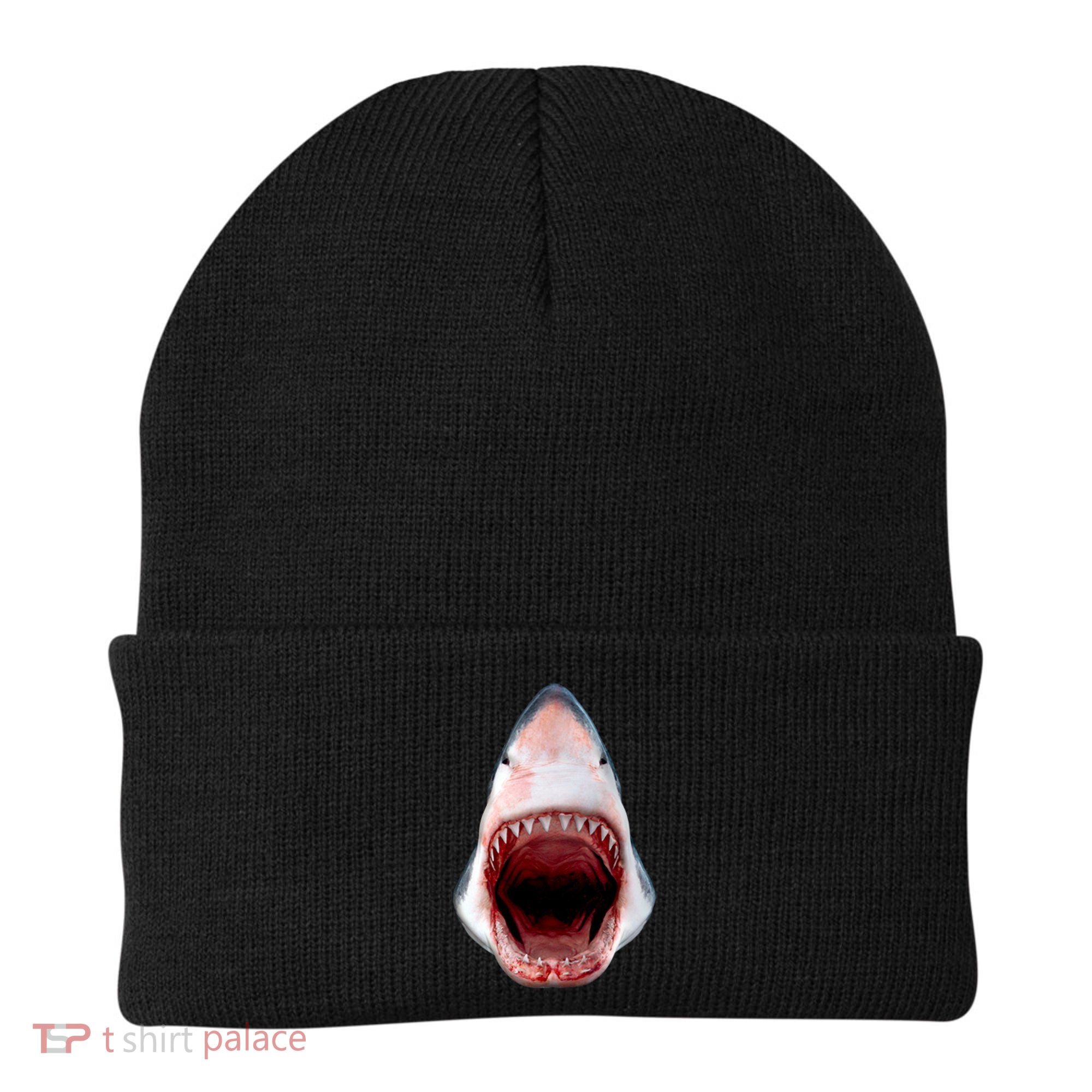 Shark Bite Close Up 3D Beanie