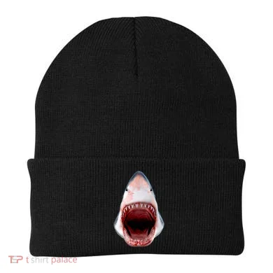 Shark Bite Close Up 3D Beanie