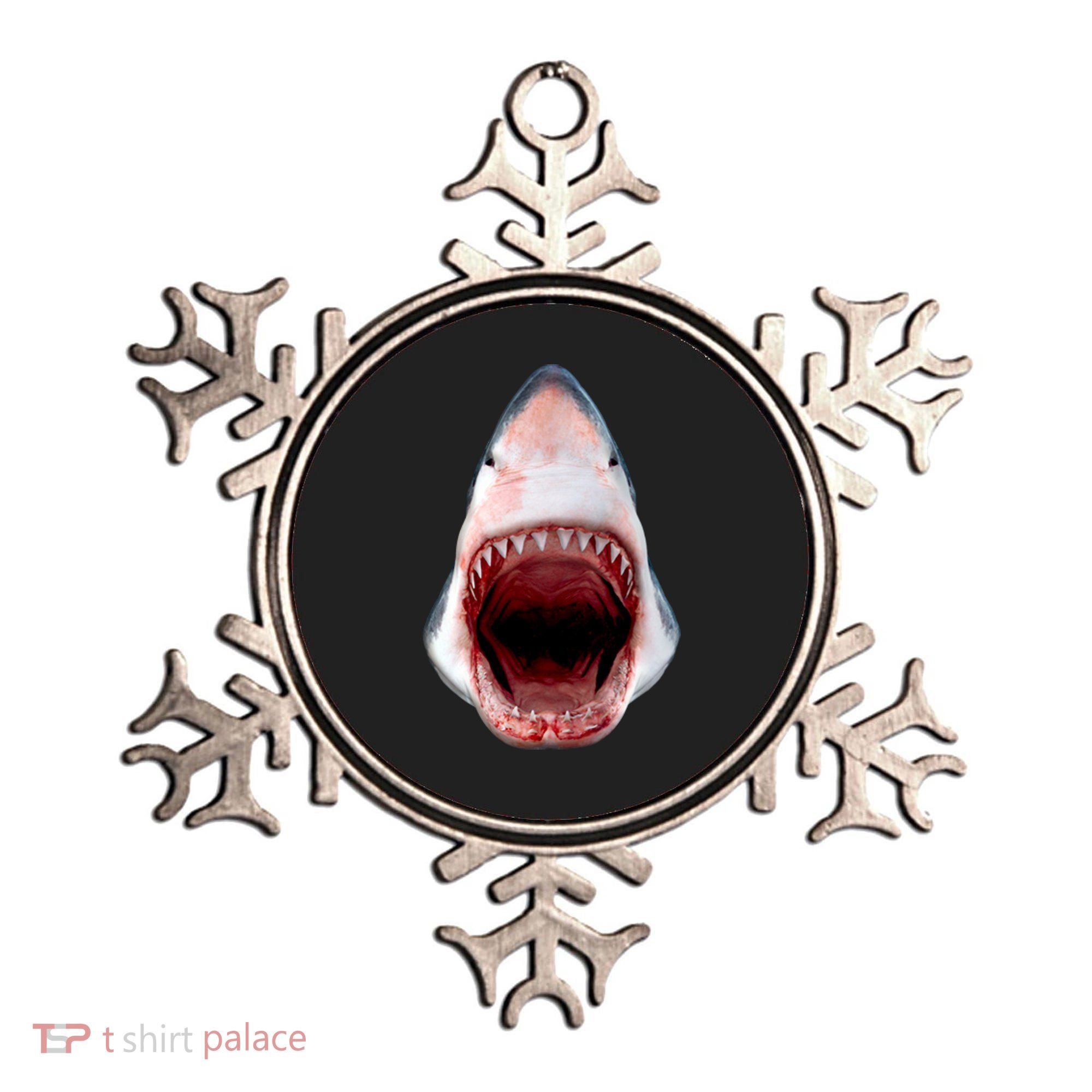Shark Bite Close Up 3D Ornament