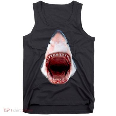 Shark Bite Close Up 3D Tank Top