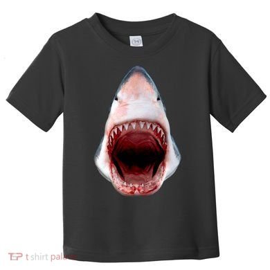 Shark Bite Close Up 3D Toddler T-Shirt