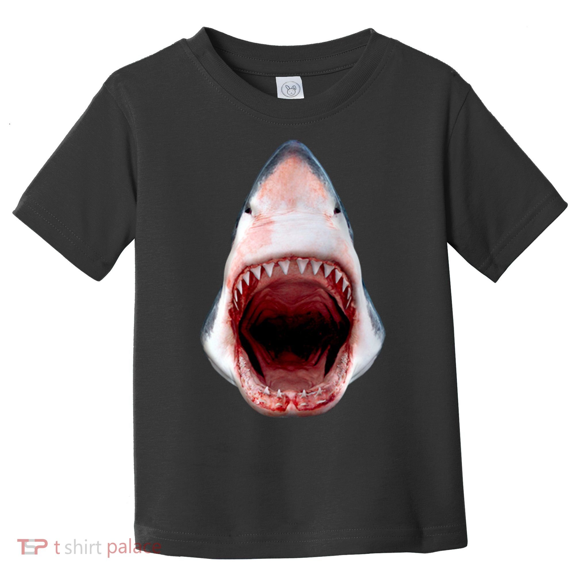 Shark Bite Close Up 3D Toddler T-Shirt