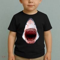 Shark Bite Close Up 3D Toddler T-Shirt thumb 2