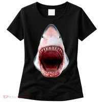Shark Bite Close Up 3D Women's T-Shirt thumb 0