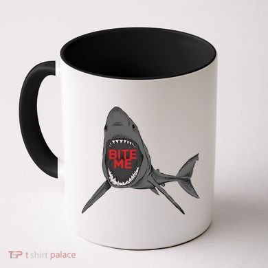Shark Bite Me Coffee Mug