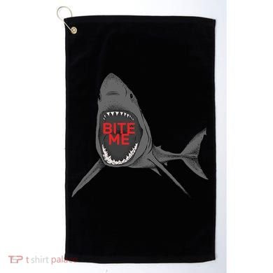 Shark Bite Me Golf Towel