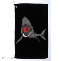Shark Bite Me Golf Towel thumb 0