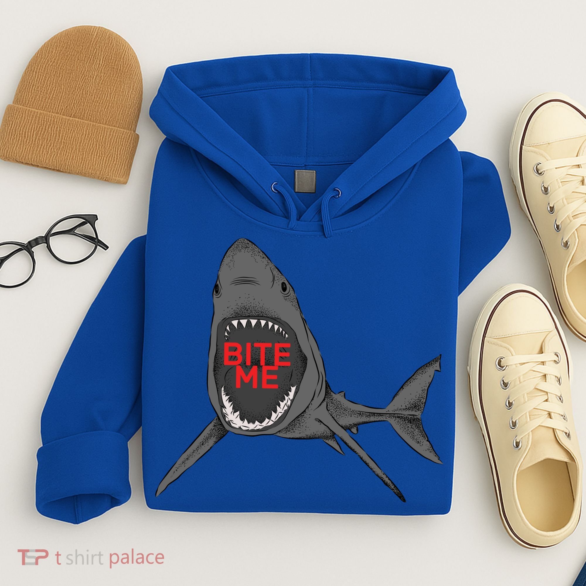 Shark Bite Me Hoodie