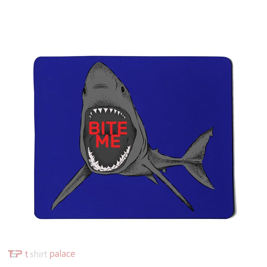 Shark Bite Me Mousepad