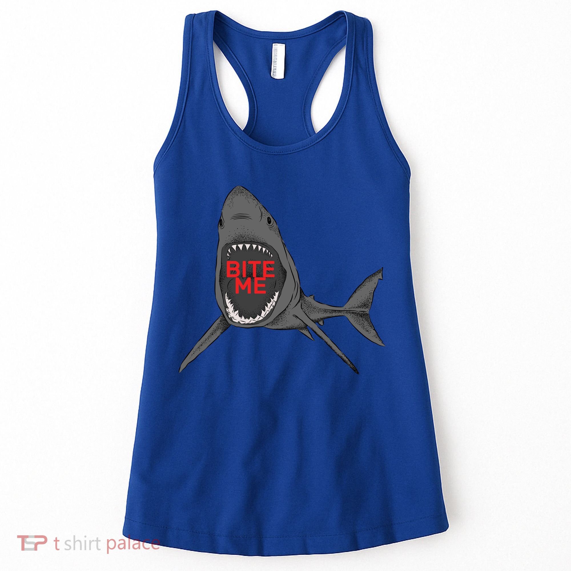 Shark Bite Me Women's Tank Top