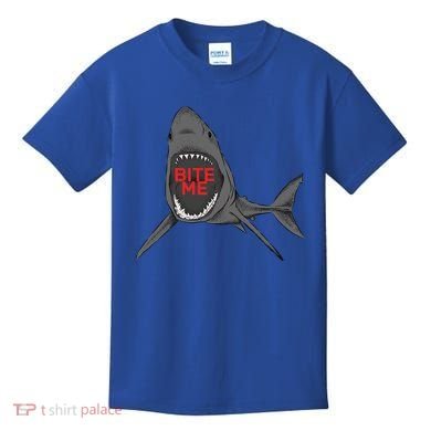 Shark Bite Me Kids T-Shirt