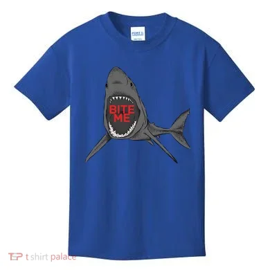 Shark Bite Me Kids T-Shirt