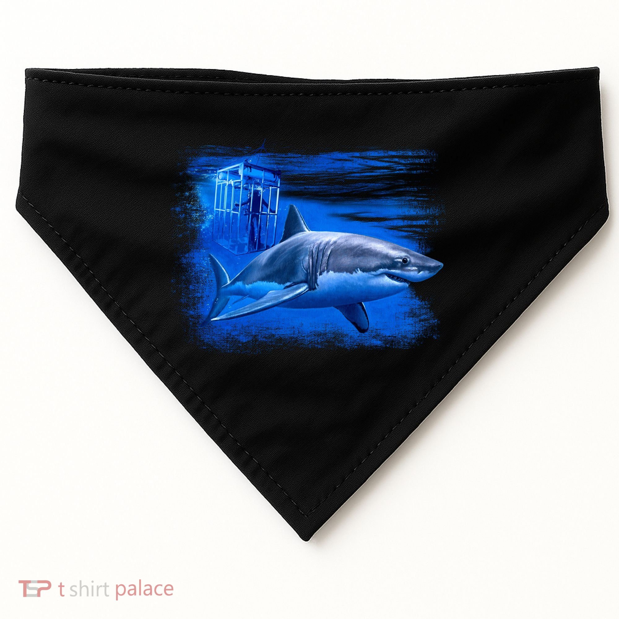 Shark Cage USA-Made Doggie Bandana