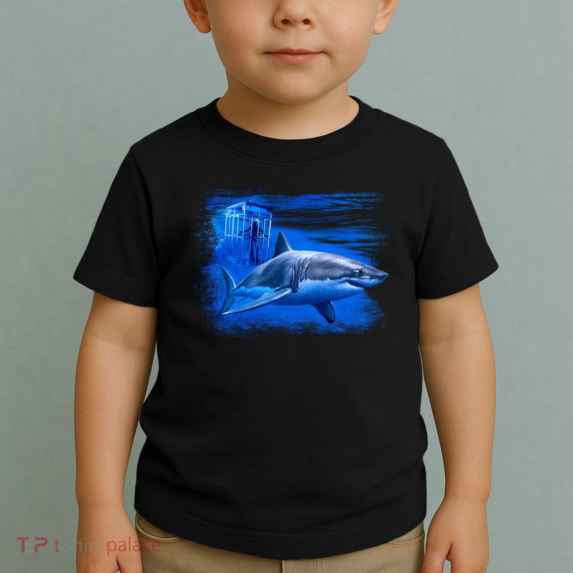 Shark Cage Toddler T-Shirt