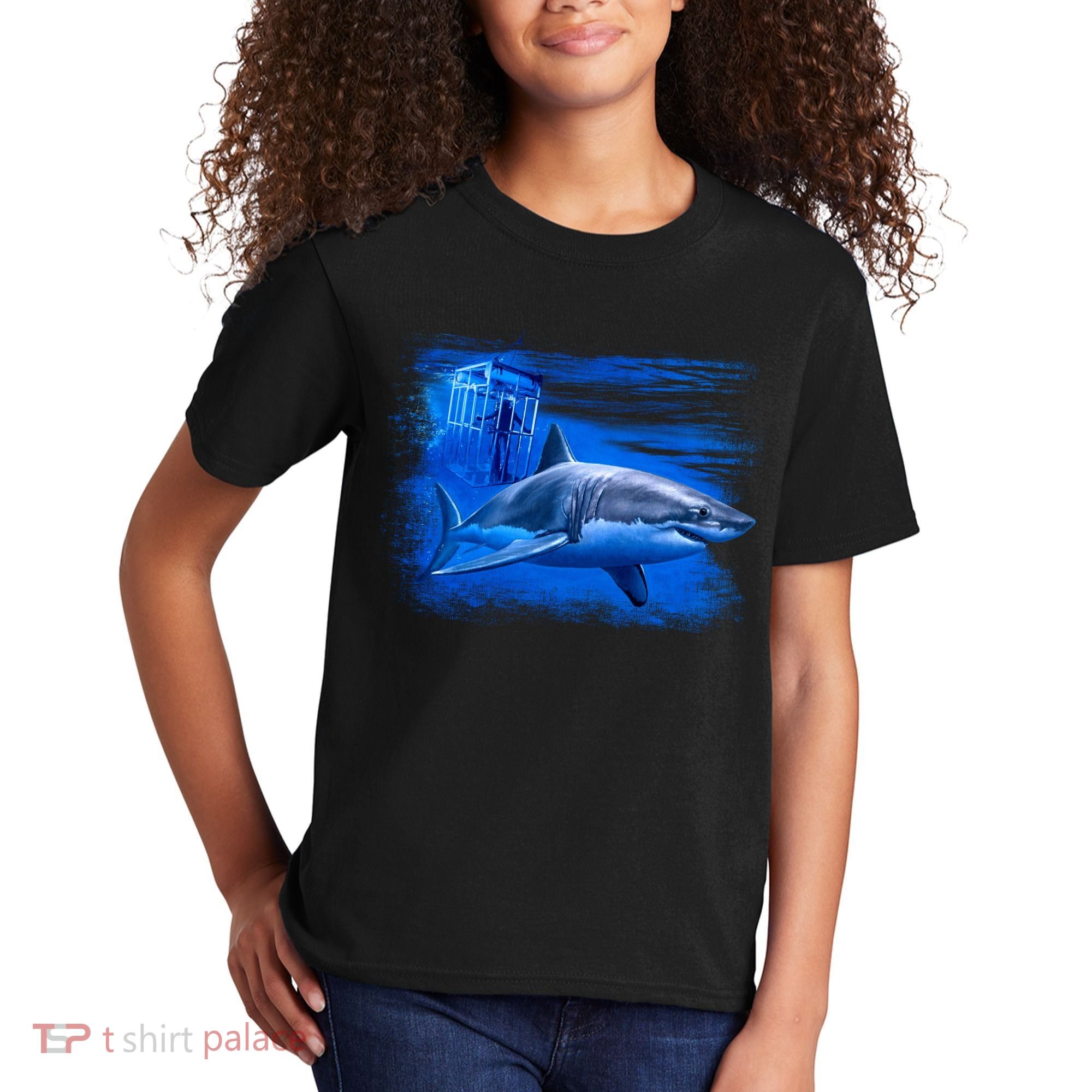 Shark Cage Kids T-Shirt