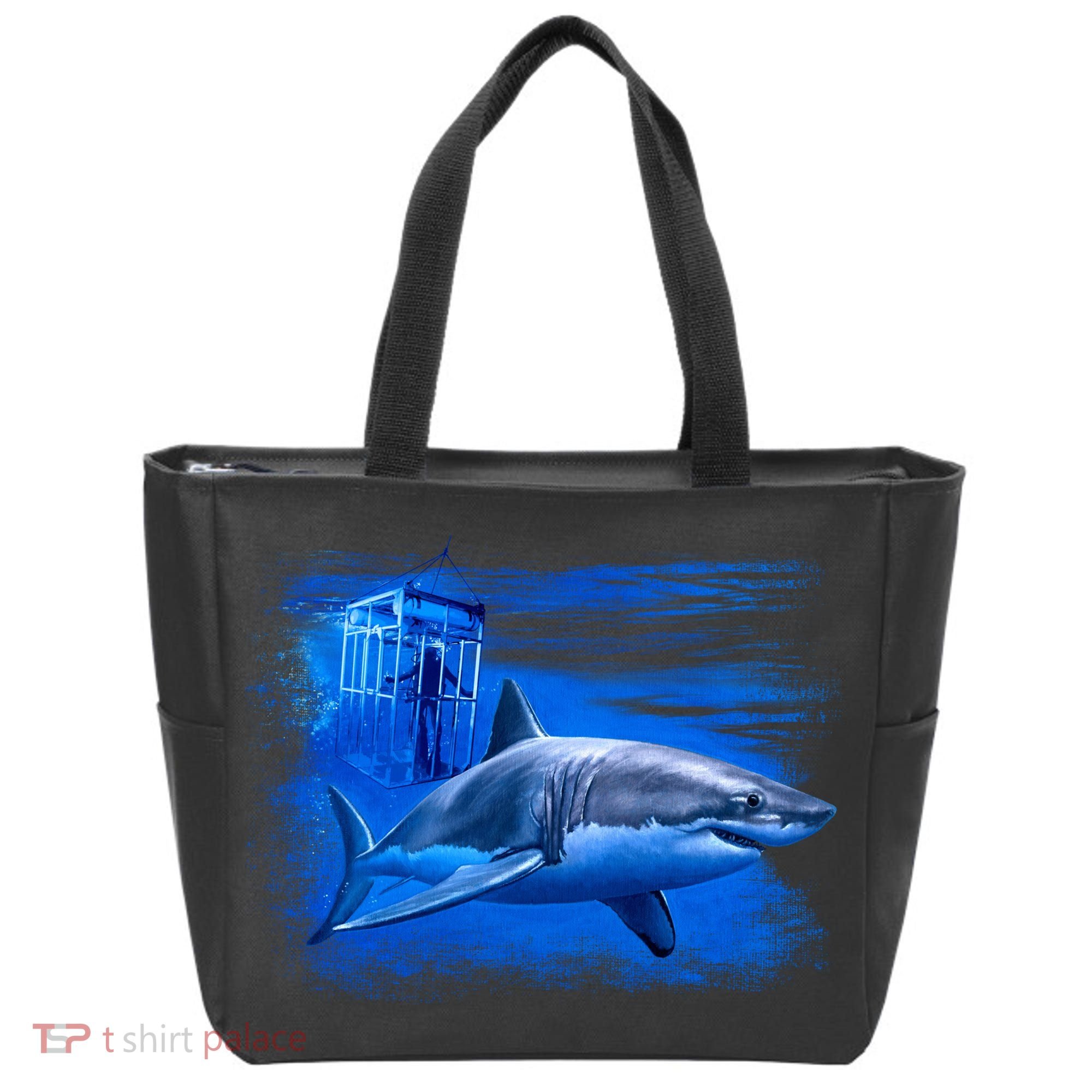 Shark Cage Tote Bag