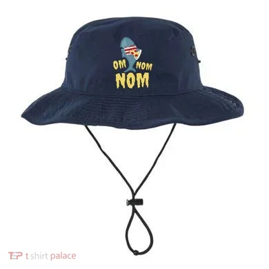 Shark Eating Pizza Om Nom Nom Bucket Hat