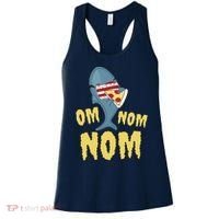 Shark Eating Pizza Om Nom Nom Women's Tank Top thumb 0