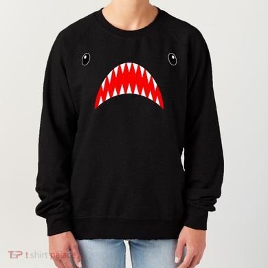 Shark Face Teeth Big Week Costume Women's Sweatshirt