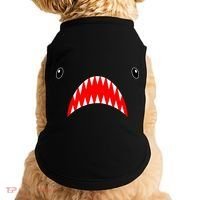 Shark Face Teeth Big Week Costume Doggie Tank thumb 0