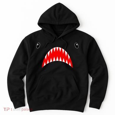 Shark Face Teeth Big Week Costume Hoodie