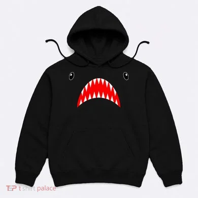 Shark Face Teeth Big Week Costume Hoodie