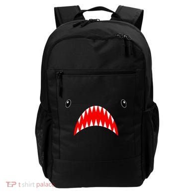 Shark Face Teeth Big Week Costume Backpack