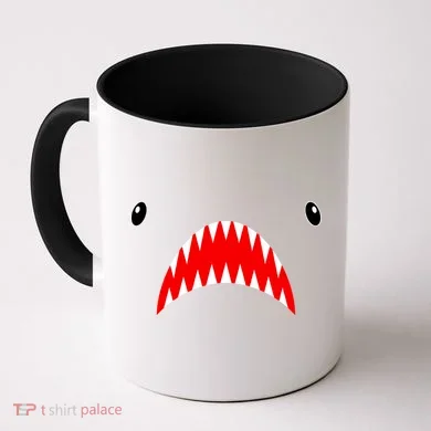 Shark Face Teeth Big Week Costume Coffee Mug