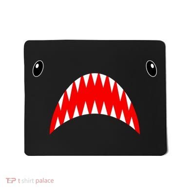 Shark Face Teeth Big Week Costume Mousepad