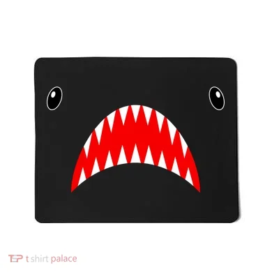 Shark Face Teeth Big Week Costume Mousepad