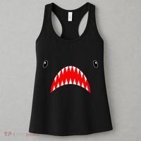 Shark Face Teeth Big Week Costume Women's Tank Top thumb 3