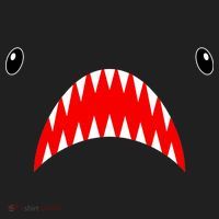 Shark Face Teeth Big Week Costume Hat thumb 2