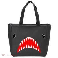 Shark Face Teeth Big Week Costume Tote Bag thumb 0