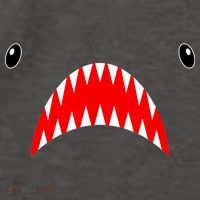 Shark Face Teeth Big Week Costume Vector Backpack thumb 2