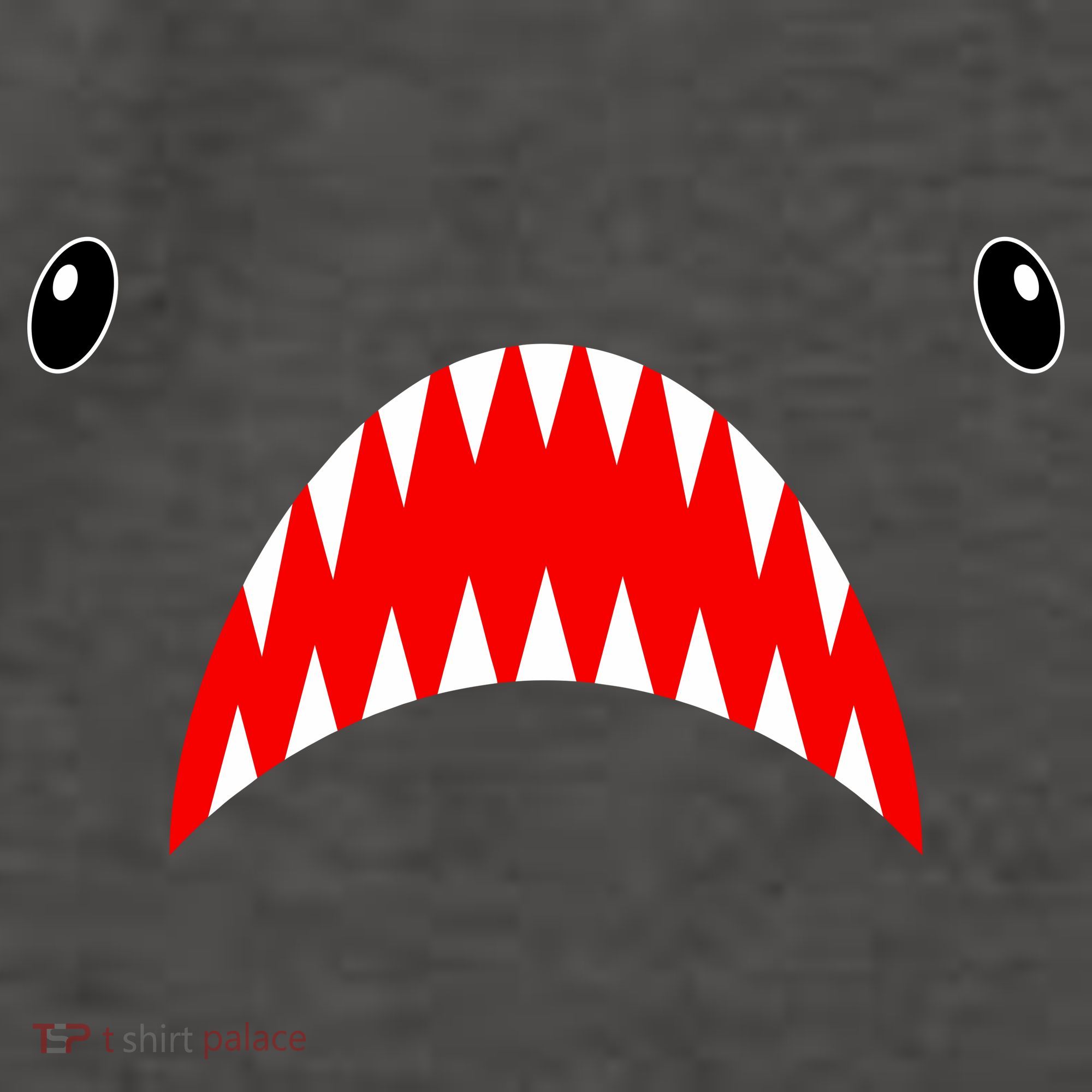 Shark Face Teeth Big Week Costume Vector Backpack