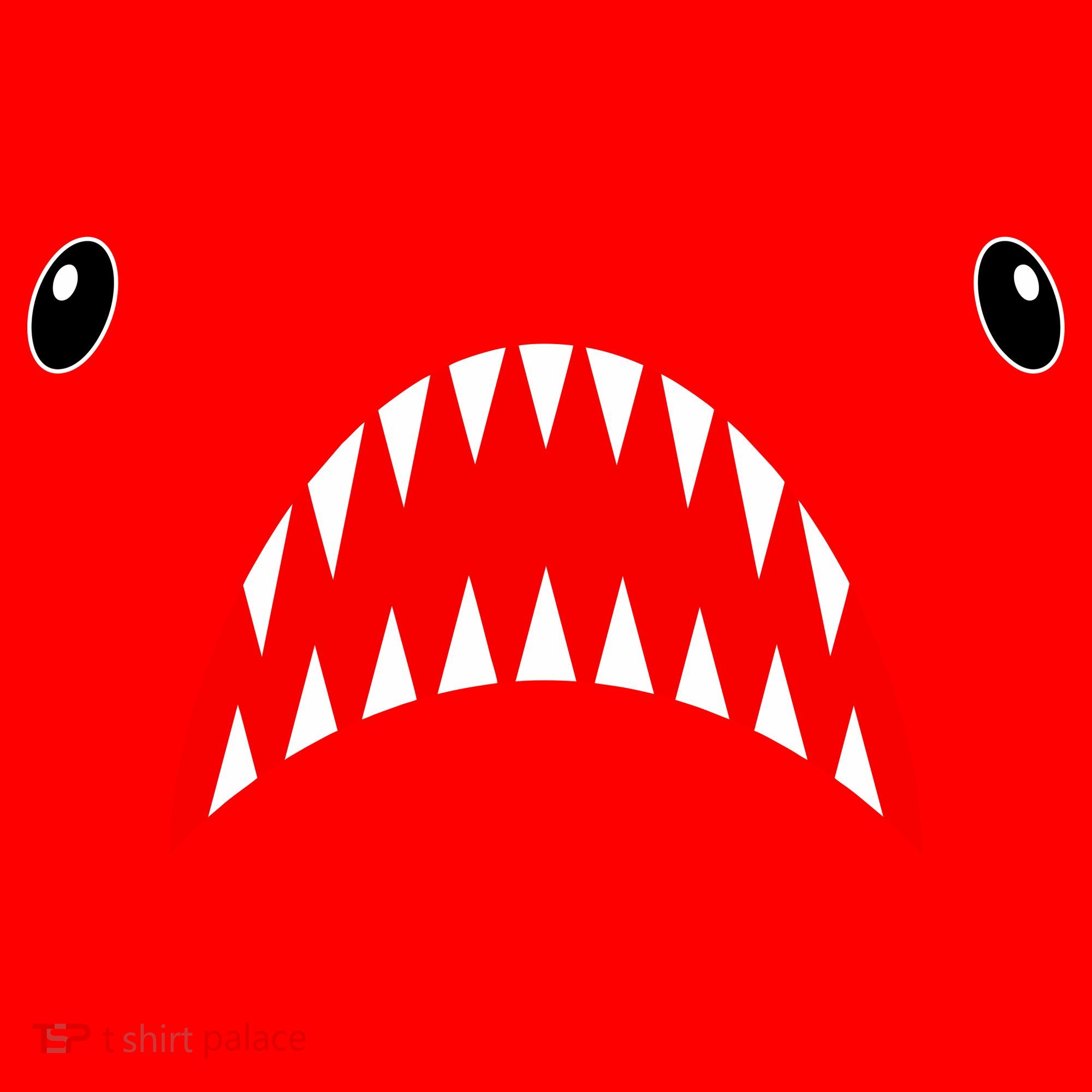 Shark Face Teeth Big Week Costume Santa Hat