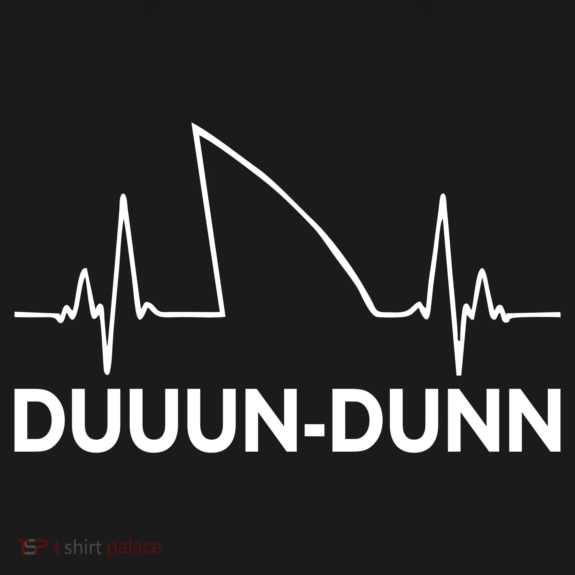 Shark Heartbeat Pulse Duuun-Dunn USA-Made Doggie Bandana
