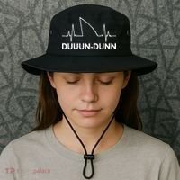Shark Heartbeat Pulse Duuun-Dunn Bucket Hat thumb 3