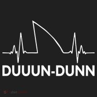 Shark Heartbeat Pulse Duuun-Dunn Golf Towel thumb 3