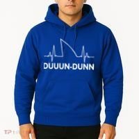 Shark Heartbeat Pulse Duuun-Dunn Hoodie thumb 2