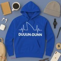 Shark Heartbeat Pulse Duuun-Dunn Hoodie thumb 3
