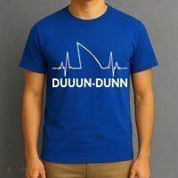 Shark Heartbeat Pulse Duuun-Dunn T-Shirt thumb 3