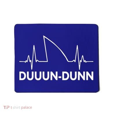 Shark Heartbeat Pulse Duuun-Dunn Mousepad